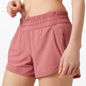 Lululemon Shorts Tracker Short V 4” Pink